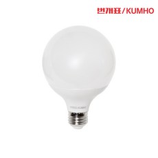 번개표 LED 볼전구 숏타입 12W, 전구색, 1개