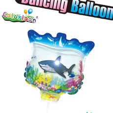 돈스텔 캐릭터풍선 막대풍선 상어
