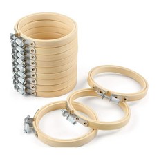 [신생jMS] NEW 고급형 대나무 원형 수틀 마크라메 드림캐쳐 재료 8cm-36cm 수틀액자, 2개, 수틀 26cm