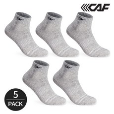 르까프 남성 빅로고 발목양말 5P_GY, 5족세트_GY