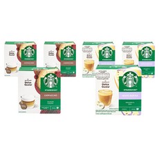 스타벅스 카푸치노 네스카페 돌체구스토 커피캡슐 14.5g 6개입&밀크캡슐 5.5g 6개입 + 화이트모카 네스카페 돌체구스토 커피캡슐 15g 6개입&밀크캡슐 5.5g 6개입, 3세트, 1개입, 1g