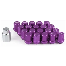 호환 Rays Performace 합금 알루미늄 휠 잠금 너트 레이싱 매트 카펫 러그 너트 길이 35MM, 07 보라색_02 M12x1.5, 1개