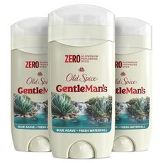 Old Spice 남성 젠틀맨 블렌드 데오도란트 블루 아가베 & 프레쉬 워터폴 3.0 oz (3팩)