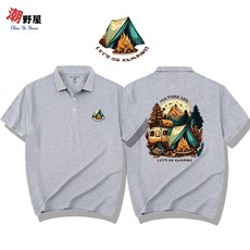 潮野屋 露營瘋 短袖上衣 POLO衫 WPD-874
