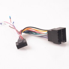 자동차 라디오 스테레오 배선 하네스 케이블 어댑터 ISO 안드로이드 VW 골프 제타 mk4 MK5 시트 레온 Mk1, 1개