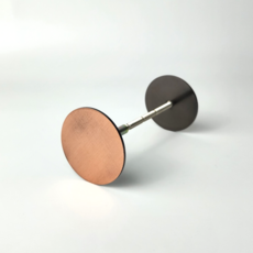 보안용품 키 현관문 구멍 마개 커버 홀 캡 도어락 50mm, 블랙, 1개