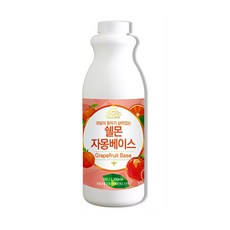 율스 쉘몬 자몽 맛 과육 과일 농축액 과즙 음료 홈 카페 에이드 베이스, 1팩, 1kg