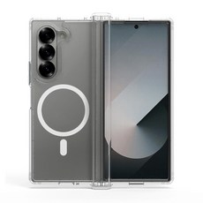 불사조 Z폴드7 케이스 [맥세이프+힌지보호+액정필름+카메라필름] 투명 범퍼 커버