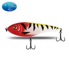 CF LUER 저크 베이트 파이크 크랭크베이트용 느린 싱킹 워블러 겨울 낚시 액세서리용 래틀링 및 Vib 낚시 미끼, [00] 78mm 15g