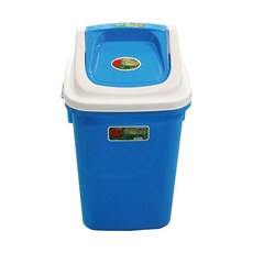 미진 자연사랑 사각휴지통 10L용 20L용 30L용 40L용 50L용 75L용 학교 교실 사무실 업소용 쓰레기통, No.2 종량제 10L용 (원용량 5L)