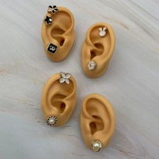 인체모형 실리콘 귀모형 왼쪽 귀모형 귀모양 실리콘귀 인체모형 귀모델+동아상사Shop, 빠른배송