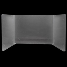 (디머스)3단투명가림판 접이식 비말차단 개인위생 칸막이화일(특대형)