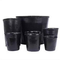 모종화분 영양컵 비닐 포트 일회용 식물 플라스틱 꽃 500개, 10x12(직경 9 높이 11) 500개
