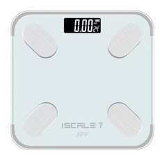 智能體重計 充電款 APP藍芽連接 繁體版 體脂計 體重機 電子體重計 電子體重秤 體重秤 體脂計 減肥, 充電款-白色, 1個, 單一商品
