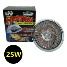 NomoyPet 파충류 히팅램프 보온등, NomoyPet-ND10 25W, 1개