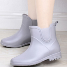 여성 부츠 고무 장화 신발 장마 부츠 발목 방수 비오는날 장마철 대비 슈즈 비올