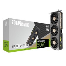 ZOTAC 게이밍 지포스 RTX 5070 솔리드 OC DLSS 4 12GB GDDR7 192비트 28Gbps PCIE 5.0 그래픽 카드 IceStorm 2.0 냉각 Spe