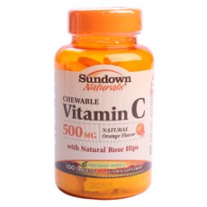 Sundown Naturals 維生素C錠 500mg, 1個, 100 件