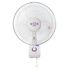 雙星牌 TS-1236 12吋 壁掛扇 台灣製造 3段速, 12吋 單拉超商只能一台