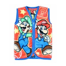 (일본수입) 슈퍼마리오 아기 유아 수면조끼 S사이즈 핫스타 35x50cm (659436)