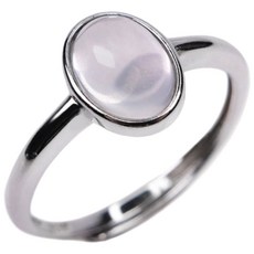 AND 粉晶戒指 粉色橢圓形 6*8mm 蛻變系列銀飾戒指 安的珠寶