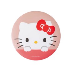 헬로키티 원형 손거울 핑크, 1개