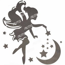 蝶古巴特DIY型染版 ST-CU2-0064 簍空模板 塗鴉繪畫模版, 1個