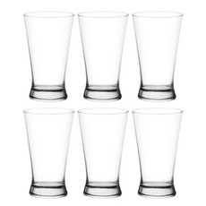 오션글라스 필스너 B00907 200ml 맥주잔 우유컵 물잔 카페컵, 6개