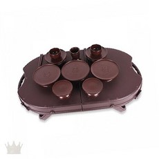 제사 차례 제례 용품 휴대용 제기 세트 간편 보관 이동식 제사상 그릇 구성품, 상세페이지 참조, 1개