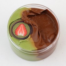 두바이 쫀득 쿠키 슬라임(키링포함)/스퀴시 말랑이 스트레스볼 찐득이, 1개, 110g, 단품