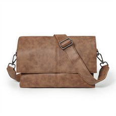 【BRAVOMART】潮流時尚大容量單肩包 運動包 商務包 父親節 七夕 情人節 生日禮物, 咖啡色, 1個