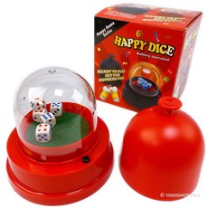 HAPPY DICE 電動開心骰子 遊戲組, 不挑色 |  | 一組 |, 1個