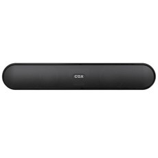 COX CSB300 LED PC 컴퓨터 사운드바 스피커 (블랙), 블랙