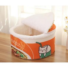 애완 동물 강아지 고양이 집 개집 초대형 인스턴트 국수 따뜻한 개 둥지 침대 쿠션 우동 컵 아늑한, 5)style 4