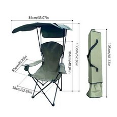 낚시용 의자 캠핑용 폴딩 초경량 아이보리 접이식 야외용 캠핑체어 스노우라인, 1개, 라지 올리브그린 58 x 58x130