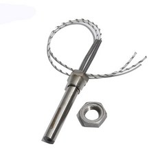 12V/24V/36V/48V DN8/12.8mm 스레드 카트리지 히터 요소 60 250W 8mm x 50 200mm 압축 성형 기계 1pc, [02] 24V, [02] 100W DN8 8x80mm, [02] With nut, 1개