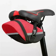 자전거가방 로드 가방 안장 바이크 안장가방 사이클 여행 보관 수납, B. red, 1개