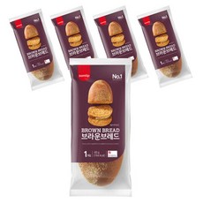 삼립 브라운 브레드, 5개, 60g