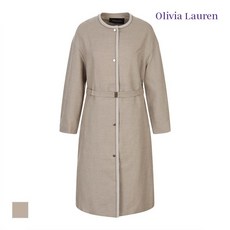 라운드 배색콤비 트렌치VOREB4S2171 659886, 베이지(34) 090