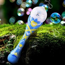 電動發光泡泡魔杖，聲光玩具, 1個, 粉色