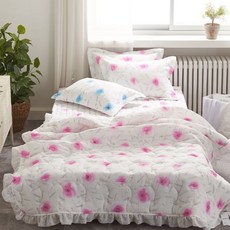 60수 아사면 여름 이불 슈퍼싱글 퀸 베개커버 패드 침구 세트 (Araium)