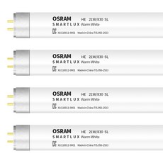 오스람 T5 HE 21W 900mm G5 형광등 전구색(3000K), 전구색, 4개