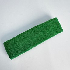 運動髮帶 吸汗運動髮帶 透氣頭帶 運動汗帶 瑜珈髮帶 彈力髮帶 籃球 瑜伽 跑步 吸汗頭巾, 綠色, 1個