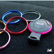 SW 미니쿠퍼 스마트키 메탈링 미니쿠퍼키링 미니쿠퍼악세사리, 골드