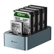 Yottamaster 5 오프라인 클론이 있는 베이 도킹 스테이션 SSD/HDD 하드 드라이브 인클로저 도킹 스테이션, 5 Bay HDD Docking Station, 1개