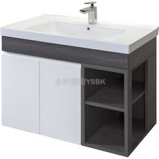 【永昕衛廚】柯林斯Corins ST-R-80C 浴櫃面盆組(不含龍頭), 1個