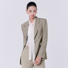 더엣지 THEATG [정상가 135 000원] 투버튼 체크 자켓 917075