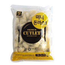미니돈까스 1kg 냉동 간편조리 도시락반찬 업소용 가정용 식자재, 1개