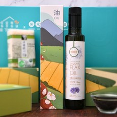 傘下有仁 柴米油鹽醬醋茶禮盒 免運優惠 入厝 過年伴手禮 企業送禮 聖誕結婚禮盒, 1個, 有機亞麻仁籽油250ml