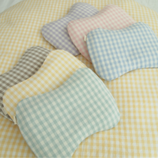 슬로우고 신생아 짱구 베개커버, 브라운